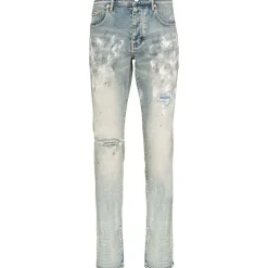 Wit geverfde Slim Fit Jeans