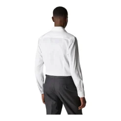 Wit Signature Twill Overhemd - Extreme Cut Away