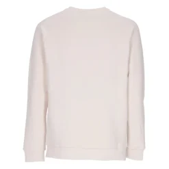 Witte Crew Neck Sweatshirt met Iconisch Logo
