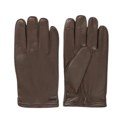 Wollen gevoerde handschoenen van leer