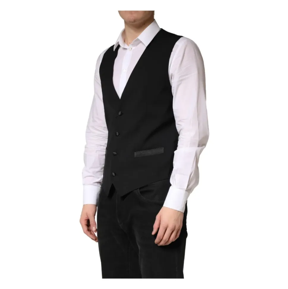 Wool Dress Formal Waistcoat Vest