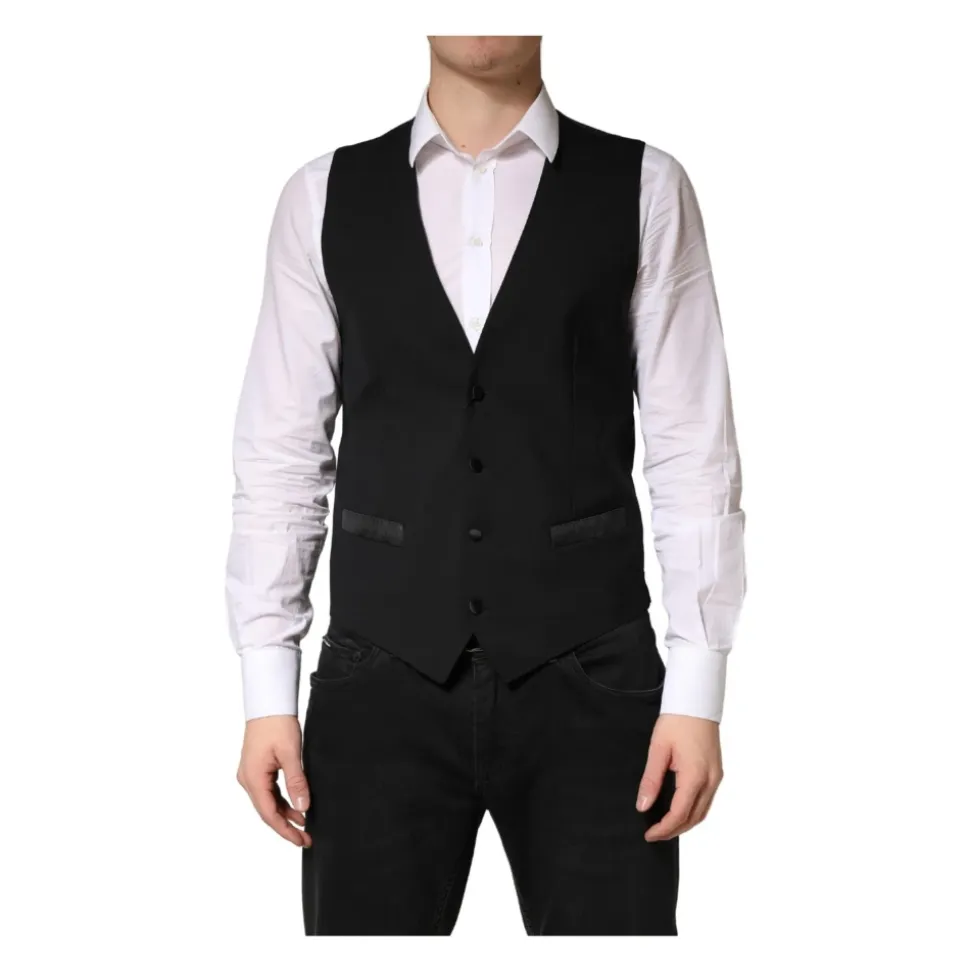 Wool Dress Formal Waistcoat Vest