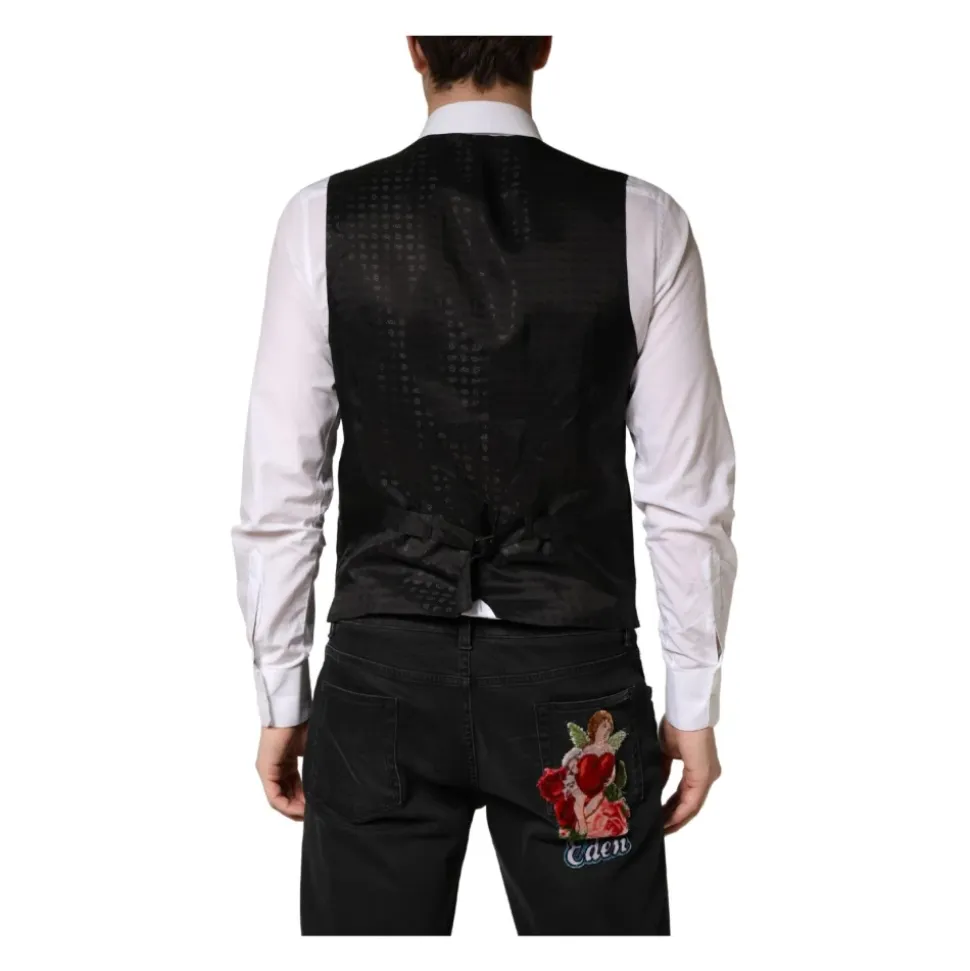 Wool Dress Formal Waistcoat Vest