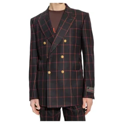 Wool Checked Blazer