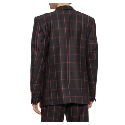 Wool Checked Blazer