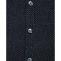 Wool Herringbone Overshirt
