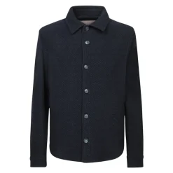 Wool Herringbone Overshirt