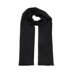 Wool Jacquard Logo Scarf