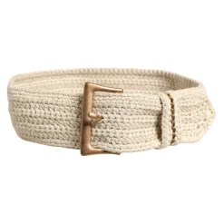 Woven Vintage Metal Buckle Waist Belt