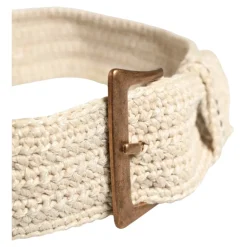 Woven Vintage Metal Buckle Waist Belt
