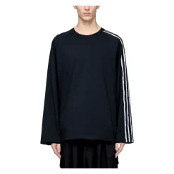 Y-3 Raw Edge 3 Stripes Lange Mouwen T-Shirt