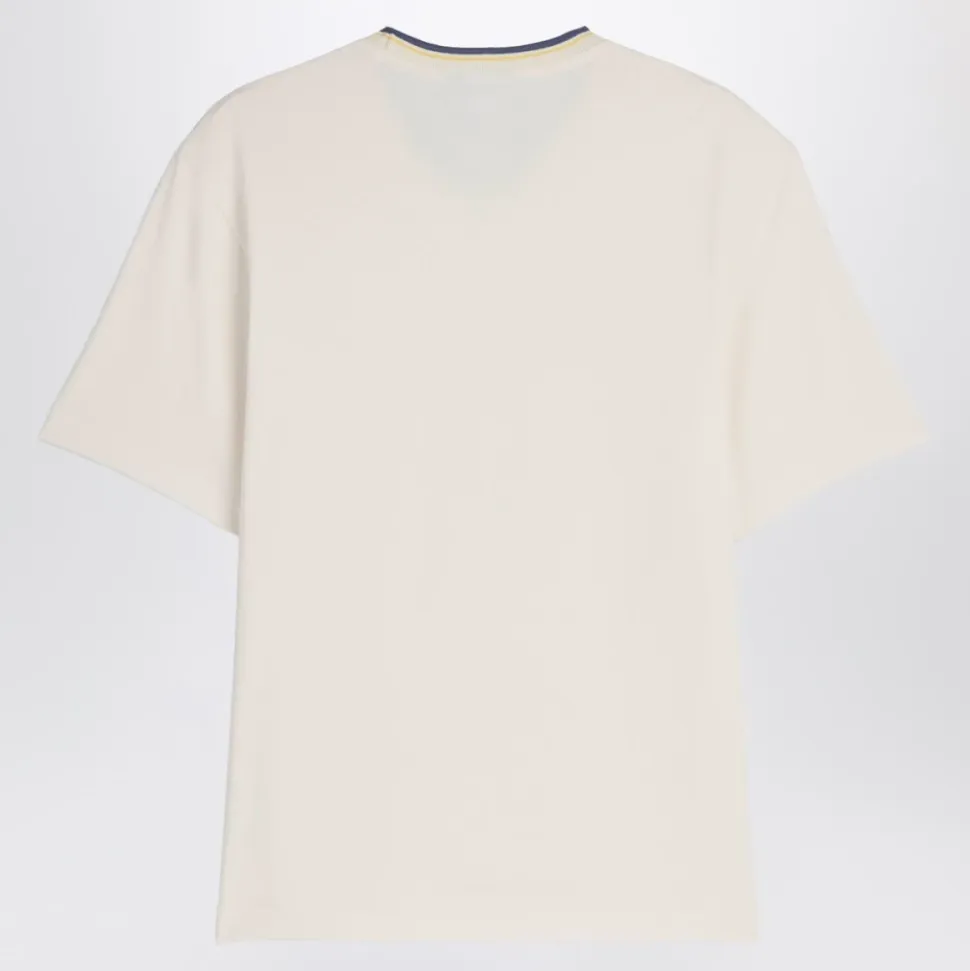 Y-3 Wales Bonner Grafisch T-shirt met gestreepte kraag