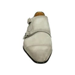 Zakelijke lage schoenen in lichtgrijs