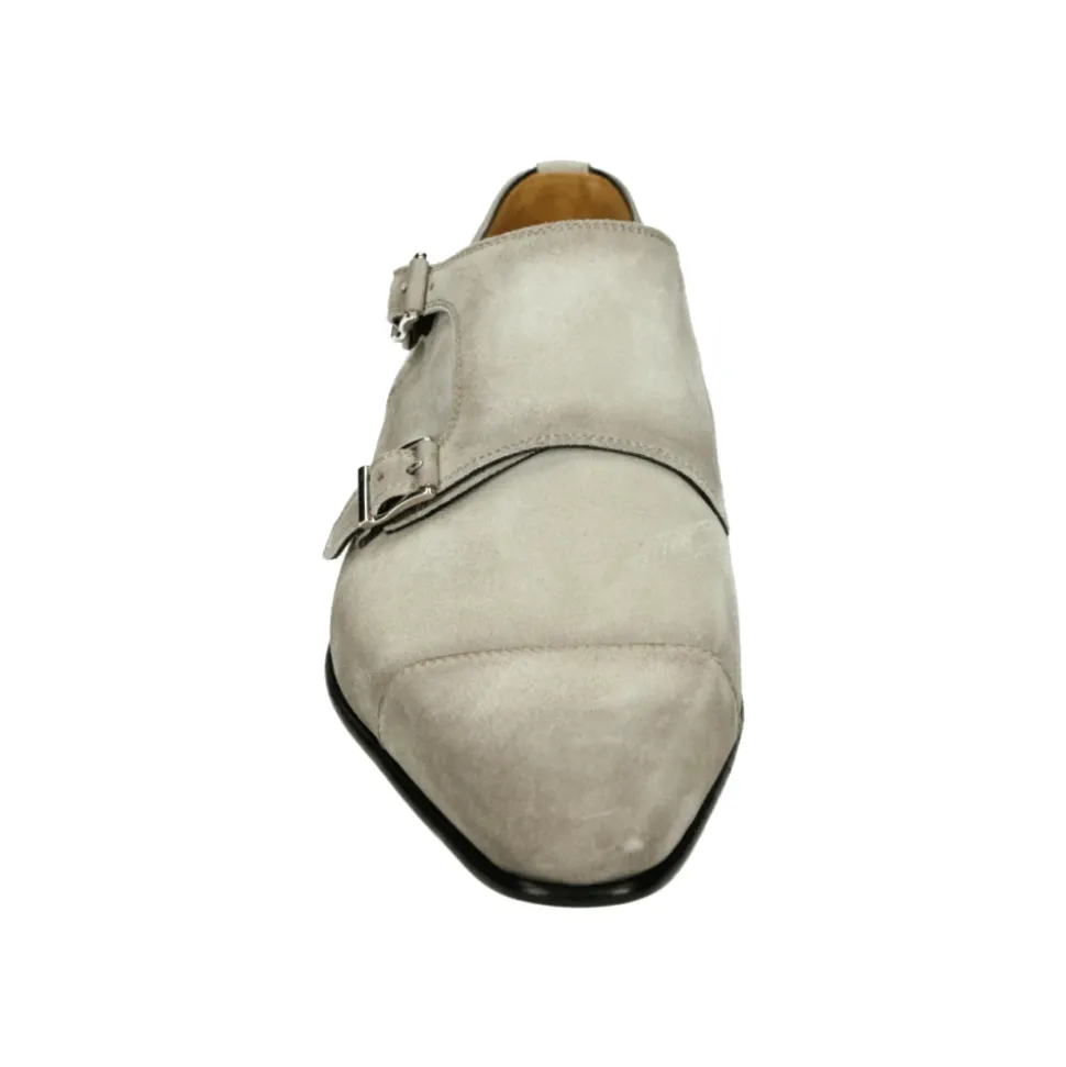 Zakelijke lage schoenen in lichtgrijs