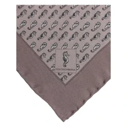 Zijden Zeepaard Foulard Sjaal