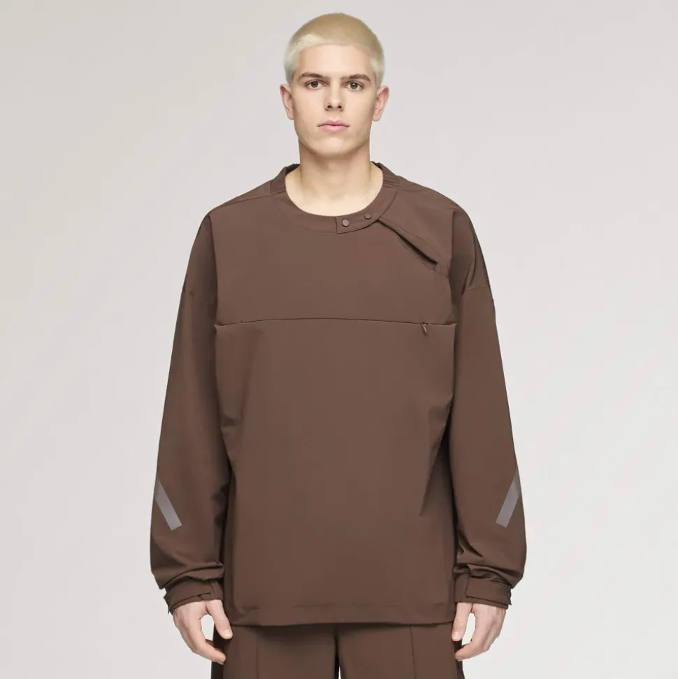 Z.N.E. Uniform Half Zip Woven Track Top
