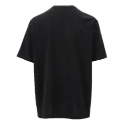Zwart Katoenen T-shirt