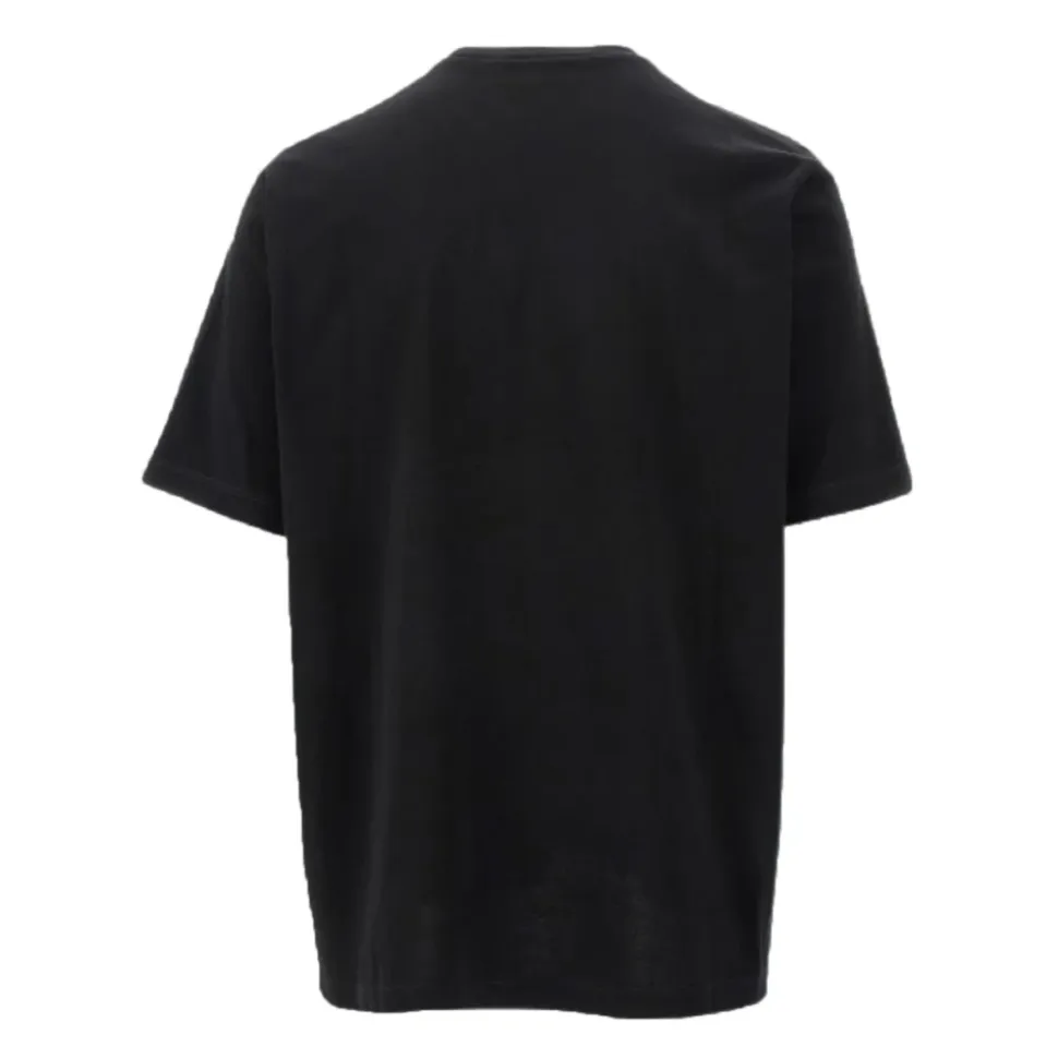 Zwart Katoenen T-shirt