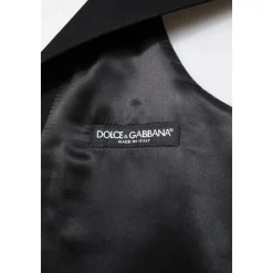Zwart Wol Formeel Vest Jurk Vest