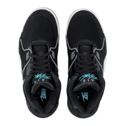 Zwarte lage sneaker met Flight-logo