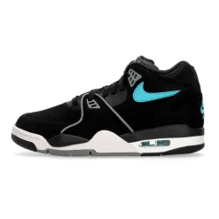 Zwarte lage sneaker met Flight-logo
