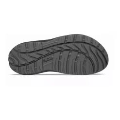 Zwarte wandelsandalen met voetboogondersteuning