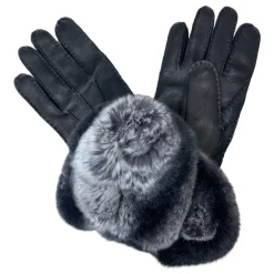 Zwarte Berg Hertenleren Handschoen