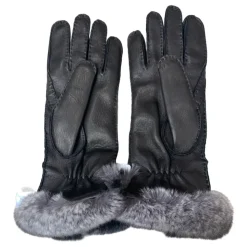 Zwarte Berg Hertenleren Handschoen