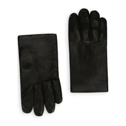 Zwarte Cashmere Gevoerde Nappa Handschoenen
