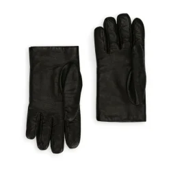 Zwarte Cashmere Gevoerde Nappa Handschoenen