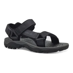 Zwarte Casual Open Platte Sandalen