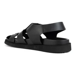 Zwarte Casual Platte Sandalen