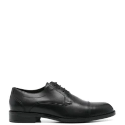 Zwarte Derby-stijl Veterschoenen