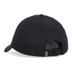 Zwarte gebogen klep logo vader hoed