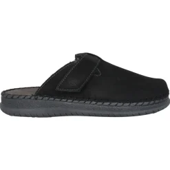 Zwarte herenhuisslippers voor thuis