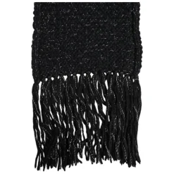 Zwarte Kasjmier Nekwarmer Wrap Sjaal