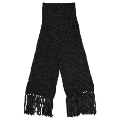 Zwarte Kasjmier Nekwarmer Wrap Sjaal