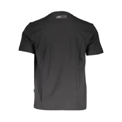 Zwarte Katoenen Heren T-Shirt
