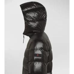 Zwarte Lineaire Jas voor Mannen
