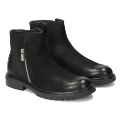 Zwarte nubuck laarzen