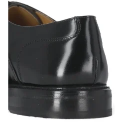Zwarte platte schoenen met verhoogde zool