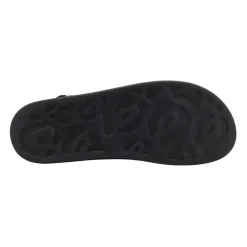 Zwarte Sandalen met Verstelbare Gespen