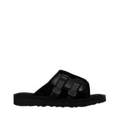 Zwarte Suède Sandalen