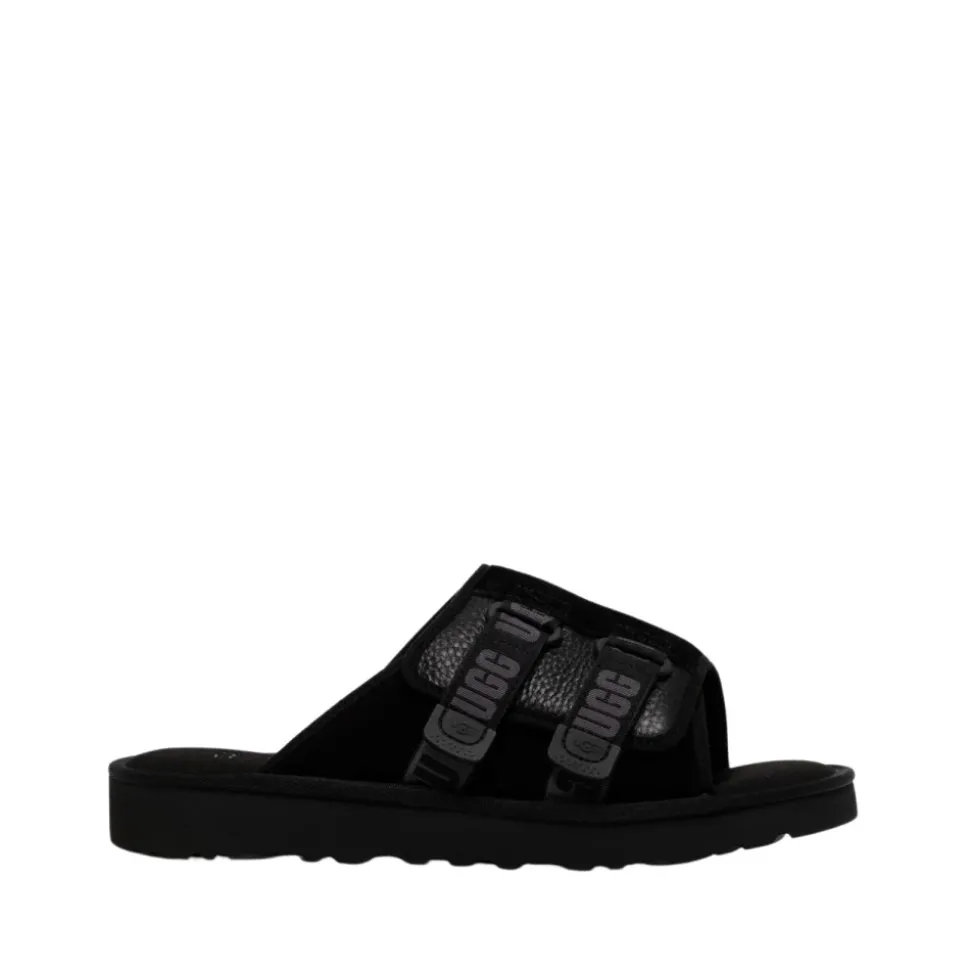 Zwarte Suède Sandalen