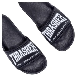 Zwarte Thrasher Sliders Heren Slippers