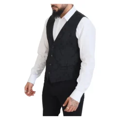 Zwart Floral Brocade 2-delig MARTINI-pak