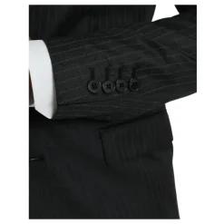 Zwart Gestreepte Jas Blazer