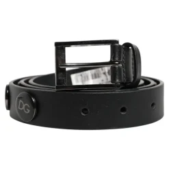 Zwart Luxe Leren Studs Riem