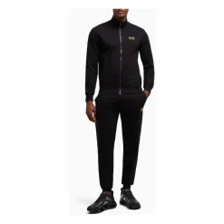 Zwart Sportief Trainingspak Set