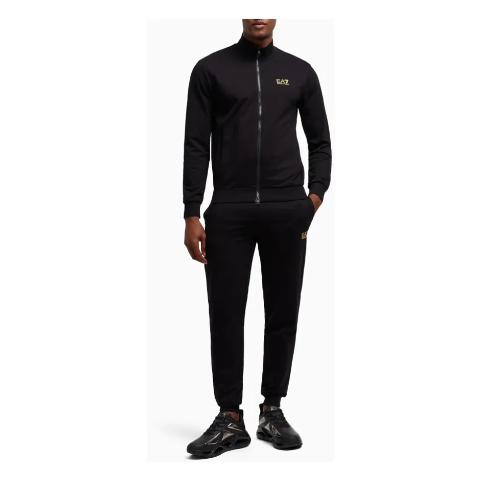 Zwart Sportief Trainingspak Set